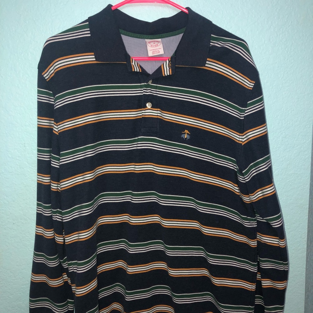 Vintage Collared Striped Shirt